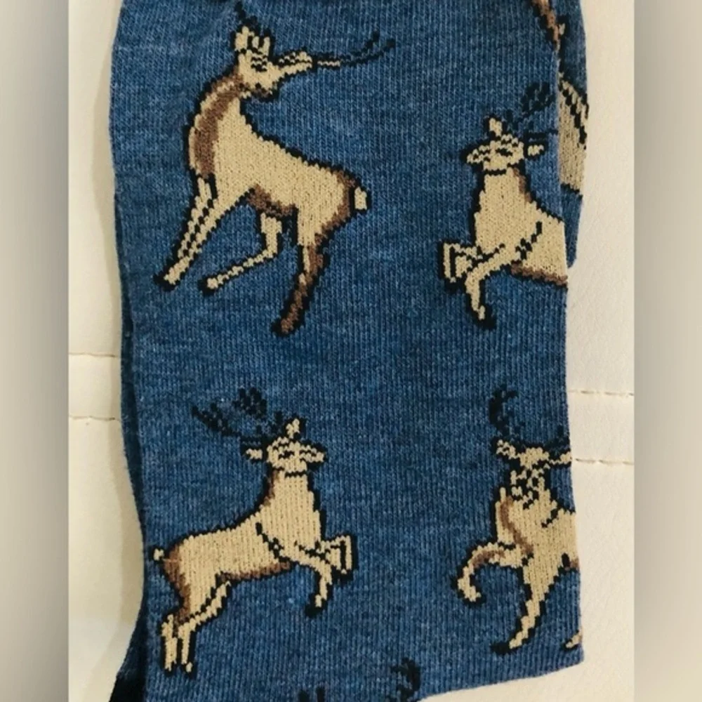 3pairs men’s socks-avocado toast‎ deer lobster cars trucks dogs motorcycle new